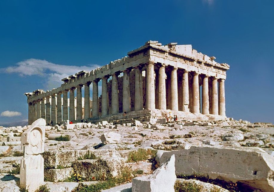 Parthenon, Athens Greece. Photo taken in 1978.