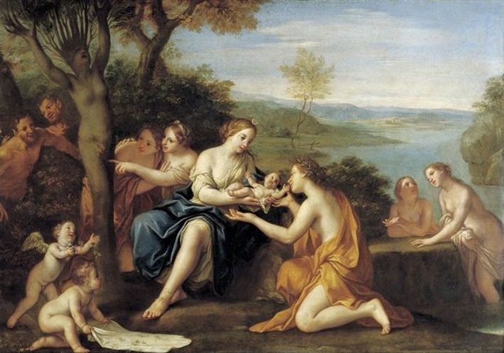 Marcantonio Franceschini - The Birth of Adonis, 1690