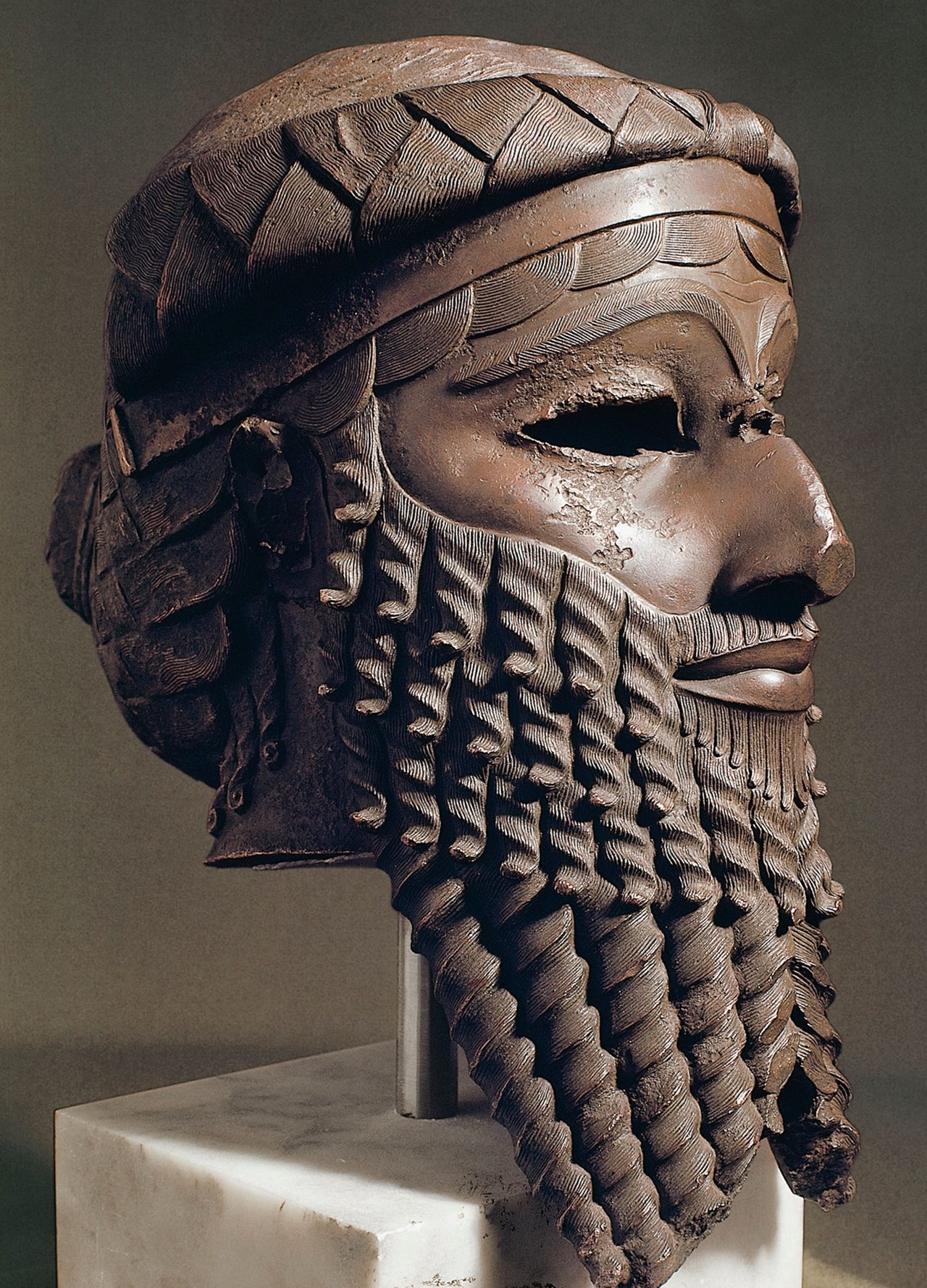Founder of the world’s first empire, Sargon of Akkad upheld order and justice. PHOTOGRAPH BY DEA PICTURE LIBRARY, DE AGOSTINI/GETTY https://www.nationalgeographic.com/culture/article/king-sargon-akkad