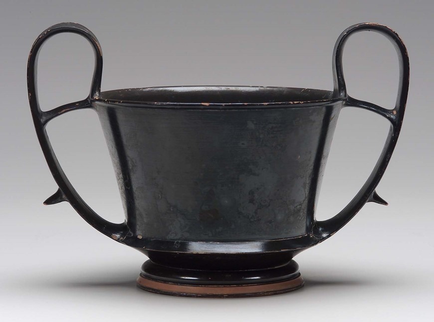 Black Glazed Kantharos - Museum of Fine Arts, Boston