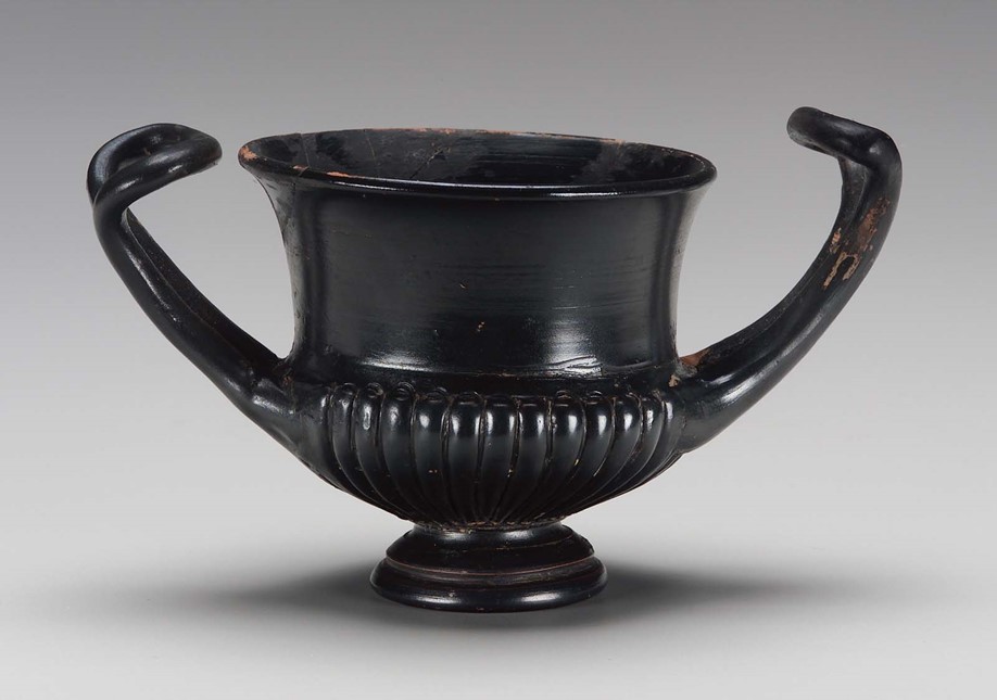 Black Glazed Kantharos, Mid 4th century B.C. - Museum of Fine Arts, Boston