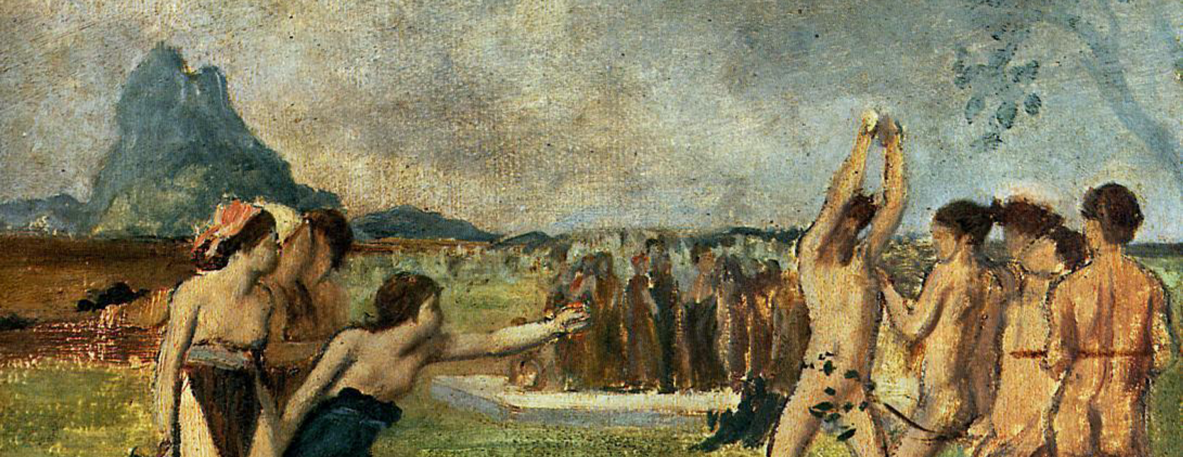 Edgar Degas, “Young Spartans Exercising” (1860)