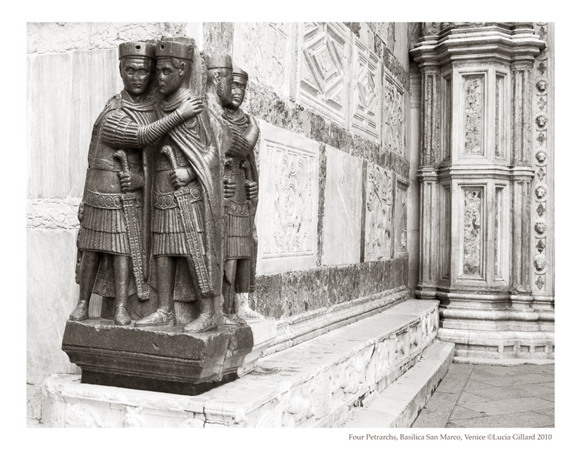 Four Petrarchs, Basilica San Marco, Venice © Lucia Gillard 2010