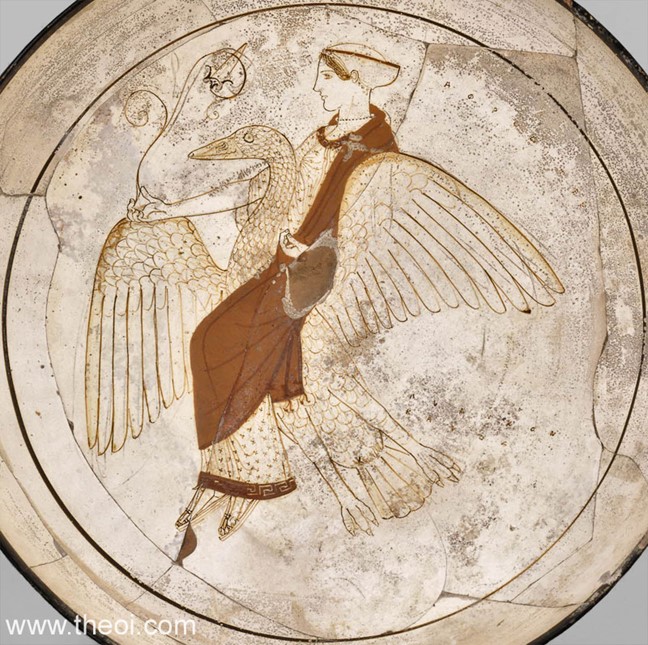 Aphrodite Riding Goose