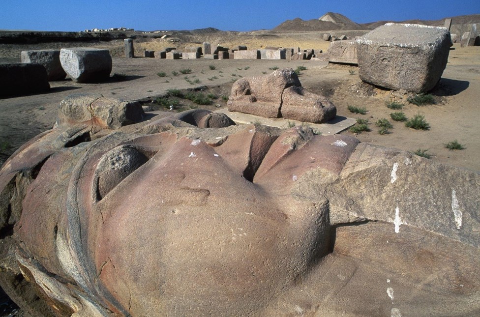 Ruins of the ancient city of Tanis, Egypt. Egyptian civilisation, Third Intermediate Period, Dynasty XXII. (Photo by DeAgostini/Getty Images)