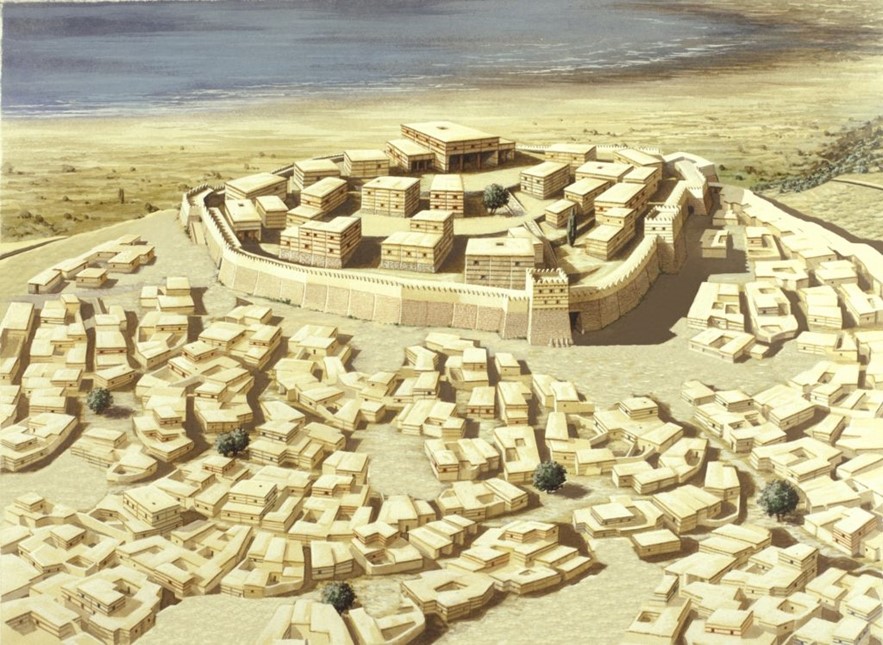 In its Late Bronze Age heyday, the site was impressive, as this imagined reconstruction shows. © Christoph Haußner , München.